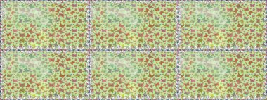 Farklı renkte kelebeklerden kusursuz. Tasarım için Raster Kelebekleri. Giysi tarzı için tarafsız ve bej arkaplan dekorasyonu. Fantezi renkli resimler koleksiyonu. Raster illüstrasyonu.