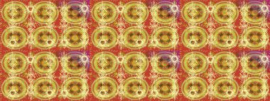 Yeni yıl kar tanesi. Güzel soyut kar tanesi raster tasarımı. Düz kar karalama ikonları, kar taneleri silueti sarı, turuncu ve kahverengi renkler Noel afişi için, kartlar.