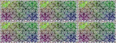 Raster illüstrasyonu. Nazikçe, rengarenk bahar çiçekleri. Raster çiçek desenli ve çiçekli..