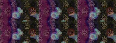 Eskiz Vintage Çiçek Deseni. Raster Kalça dokusu deseni.