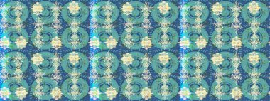 Kar tanelerinin soyut arkaplanı olan şirin bir Noel arkaplanı. Mavi, tarafsız ve yeşil kar taneleri. Raster illüstrasyonu. Renkler. Noel ve Yeni Yıl moda baskıları için tatil tasarımı.