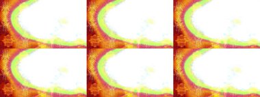 Çiçekli karalama şeklinde Raster çiçek deseni. Beyaz, turuncu ve sarı renkli çiçekler. Nazik, narin çiçek arkaplanı.