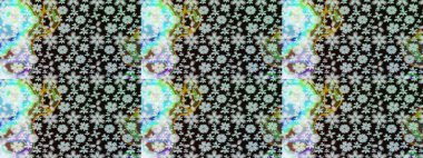 Çiçekler suluboya eskiz deseni. Raster Stili kumaş deseni.