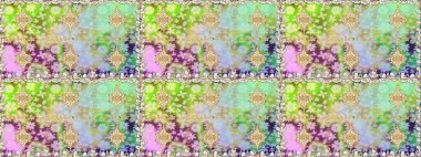 Kına dövmeli süs çiçekleri, altın çıkartmalar, mehndi ve yoga tasarımı, kartlar ve parmak izleri. Tarafsız renklerde desen. Raster altın mehndi kusursuz desen.