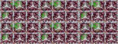 Çiçekler suluboya tarzında kahverengi renkte. Kahverengi renkli çiçeklerle kusursuz çiçek deseni.