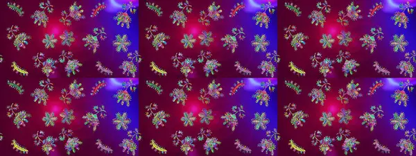 Kış Noel 'inde kar bembeyaz kristal element. Meteoroloji buz koleksiyonu. Raster. Kar Tanesi raster simgesi arka plan mor, kırmızı ve mor. Xmas don kar taneleri izole edilmiş siluet sembolü