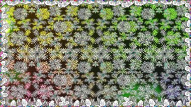 Raster illüstrasyonu. Tekstil ya da kitap kapakları, imalat, duvar kağıtları, baskı, hediye paketi ve yapıştırma kitabı için çiçeksiz arka plan. Küçük ölçekli çiçeklerdeki basit sevimli desen.