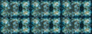 Basit bir kar tanesi. Soyut duvar kâğıdı, ambalaj dekorasyonu. Mavi, yeşil ve nötr renkler üzerine bir resim. Kışın sembolü, mutlu noeller, mutlu yeni yıl kutlaması Raster illüstrasyonu..