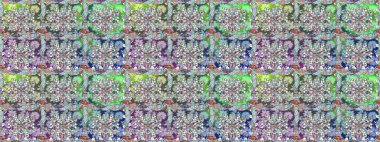 Yumuşak, bahar çiçekli arka plan. Çiçekli karalama şeklinde Raster çiçek deseni. Tarafsız renklerde çiçekler.