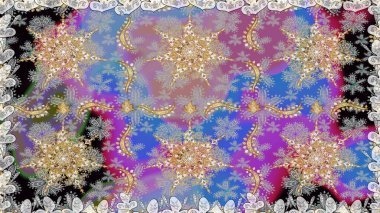 Kusursuz çiçek deseni. Duvar kâğıdı barok, İspanyol kumaşı. Kusursuz raster arka plan. Gri renklerde grafiksel, modern, pürüzsüz desen.