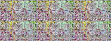 Küçük çaplı çiçeklerdeki basit şirin desenler. Raster illüstrasyonu. Tekstil veya kitap kapakları, imalat, duvar kağıtları, baskı, hediye paketi ve yapıştırma kitabı için çiçeksiz arka plan.