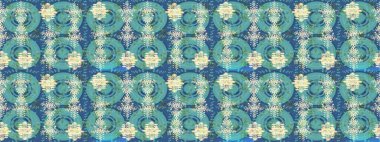 Raster illüstrasyonu. Renkli arka planda izole kar taneleri. Kış kar tanesi, raster arka plan. Yüzey için tekrarlanan doku, ambalaj kağıdı, mavi, bej ve yeşil renkler üzerine.