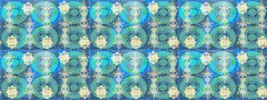 Basit bir kar tanesi. Kışın sembolü, mutlu noeller, mutlu yeni yıl kutlaması Raster illüstrasyonu. Soyut duvar kâğıdı, ambalaj dekorasyonu. Mavi, nötr ve yeşil renkler üzerine resim.