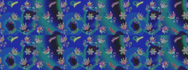 Çiçekli, suluboya desenli kusursuz çiçek deseni. Raster deseni. Küçük çiçekte güzel bir çiçek deseni..