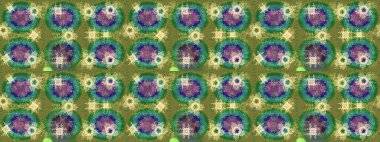 Tarafsız, yeşil ve mavi renkler. Kına dövmeli süs çiçekleri, altın çıkartmalar, mehndi ve yoga tasarımı, kartlar ve parmak izleri. Raster Golden Mehndi eskiz kalıbı.