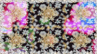 Gri renklerde grafiksel, modern, pürüzsüz desen. Duvar kâğıdı barok, İspanyol kumaşı. Kusursuz raster arka plan. Kusursuz çiçek deseni.