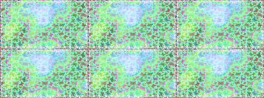 Mavi ve nötr renklerde illüstrasyon. Raster. Kıyafetler, erkekler, kızlar ve duvar kağıtları için soyut, pürüzsüz desen. Kelebekli Raster.