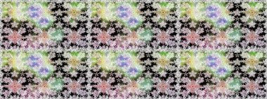 Çiçekler, yapraklar, dekoratif elementler, sıçramalar, lekeler, el çizimleri çizimleri ve Doodle çizimleri, grafik raster çizimleri.