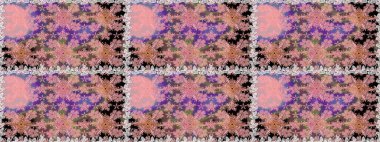 Raster Yumuşak kumaş deseni. Çiçeksel, nötr, pürüzsüz desen. Klasik taslak çizimi. Raster çiçek izi..