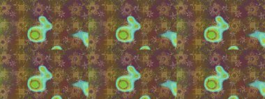 Anti-stres için soyut örnek sayfası. Kahverengi renklerde. Raster illüstrasyonu.