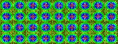 Yeşil, mavi ve menekşe renkleri üzerine bir resim. Basit bir kar tanesi. Soyut duvar kâğıdı, ambalaj dekorasyonu. Kışın sembolü, mutlu noeller, mutlu yeni yıl kutlaması Raster illüstrasyonu..