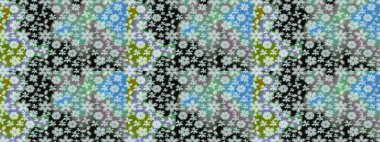 Güzel eskiz şekli. Güzel kumaş deseni. Renkli Yaz Temalı eskiz kalıbı. Yazdır. Raster çiçekli arka plan. Düz Çiçek Elementleri Tasarımı.