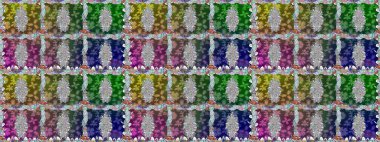 Raster Dikişsiz güzel kumaş desen. Çiçek deseni. Düz çiçek öğeleri tasarım. Bahar Tema Dikişsiz desen arka plan rengi.