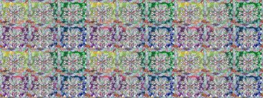 Raster illüstrasyonu. Çiçeklerle suluboya desenli çiçek deseni. Tarafsız renklerde güzel tekstil.