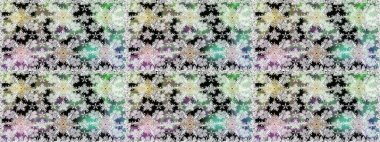 Moda baskıları için zarif bir şablon. Modern çiçek arkaplanı. Halk tarzı. Parlak renkli çiçekleri ve gri yaprakları olan, kusursuz çiçek desenleri..