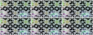 Karalama çiçeği. Güzel kumaş deseni. Düz Çiçek Elementleri Tasarımı. Raster illüstrasyonu. Renkli Bahar Temalı Kusursuz Arkaplan. Zentangle soyut çiçekleri.