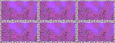 Kusursuz. Kelebek deseni. Raster. Menekşe arkaplanda resim. Kumaş, tekstil, baskı ve davet için desen.