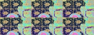 Klasik Raster Golden eskiz kalıbı. Çiçek süsü kumaş deseni, cam, çiçek desenli altın elementli, nötr renklerde metal..