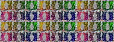 Modern stil dokusu. Çiçek desenli raster, yeşil çizgi grafik deseni soyut raster arkaplan.