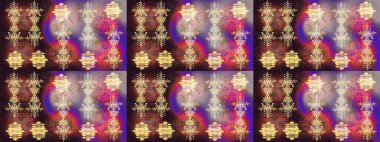 Kış kar taneleri, raster arka plan. Yüzey için tekrarlanan doku, ambalaj kağıdı, renkler üzerine kar tanesi.