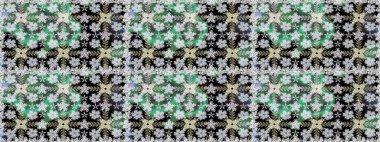 Elle çizilmiş çiçek deseni (fayans). Şirin çiçekleri, desenleri ve gri renkleri olan renksiz bir desen. Tekstil için suluboya desensiz.