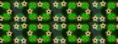 Basit bir kar tanesi. Yeşil, mavi ve gri renklerde şirin kar taneleri. Soyut duvar kâğıdı, ambalaj dekorasyonu. Kışın sembolü, mutlu noeller, mutlu yeni yıl kutlaması Raster illüstrasyonu..