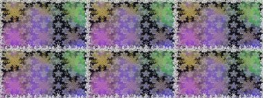 Arkaplan, kumaş, altın duvar kağıdı. Gri renkli ve altın elementli altın desenli. Raster altın pürüzsüz desen. Düz elle çizilmiş vintage koleksiyonu.