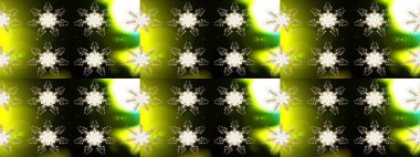 Altın renkli şirin kar taneleri. Kışın sembolü, mutlu noeller, mutlu yeni yıl kutlaması Raster illüstrasyonu. Basit bir kar tanesi. Soyut duvar kağıdı, ambalaj dekorasyonu.