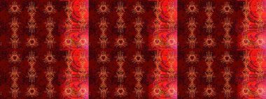 Kırmızı, kahverengi ve siyah kar tanelerinden izole edilmiş. Güzel bir kış süsü. Kar taneleri koleksiyonu. Raster illüstrasyonu.