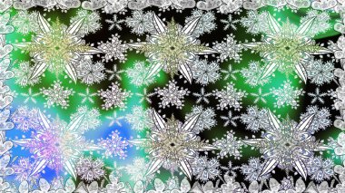 Ağaç dallı bahar çiçekleriyle desen, çiçek siluetiyle nötr renkler. Raster deseni.