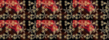 Raster kar taneleri deseni. Renkli arka planda güzel kar taneleri. Raster illüstrasyonu.