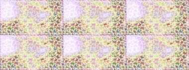 Kusursuz desen. Tekstil baskısı için ekose kelebek. Karala, karala, karala. Bej renkler üzerine resim. Raster illüstrasyonu.