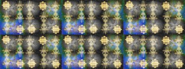 Kar taneleri tasarımı. Retro tarzı doku, soyut kış elementleri. Muhteşem tasarım posteri, kapak tasarımı, gri, yeşil ve mavi renkli kart tasarımı. Moda olmuş kar taneleri ve elementler Memphis kartları.