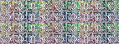 Raster dikişsiz şirin çiçek deseni. Bahar mevsimi. Tatil havası. Tarafsız renklerde çiçekler. Nazik romantik baskı.