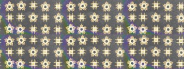 Çiçek desenli eskiz. Gri renkli çiçekler. Renkli Bahar Teması eskiz kalıbı. Düz Çiçek Elementleri Tasarım Raster illüstrasyonu.