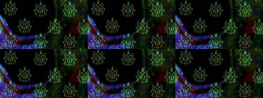 Çizim çiçek deseni duvar kağıdı, web sitesi arka planı, ambalaj kağıdı, davetiye, broşür, afiş veya web sitesi için kullanılabilir. El çizimi Raster çizimi. Parlak elementlerin.