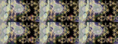 Gri renklerde. Güzel kumaş deseni. Raster illüstrasyonundaki çiçek desenli çizim. Raster illüstrasyonu.