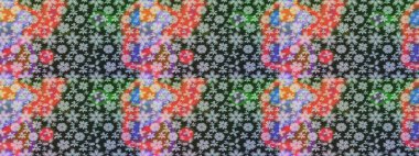 El çizimi çiçek çizimi deseni (fayans). Şirin çiçekli, desenli, gri renkli bir eskiz deseni. Tekstil için suluboya çizim deseni.