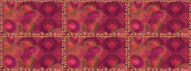 Kusursuz Renksiz Bahar Temalı Kusursuz Arkaplan. Sevimli çiçek raster deseni. Düz Çiçek Elementleri Tasarımı. Kırmızı renkte çiçekler.