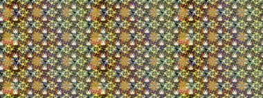 Raster kar taneleri arka planda. Soyut kar taneleri arkaplanda izole edilmiş düz dizayn. Kar tanesi rengarenk desen. Raster illüstrasyonu. Kar taneleri deseni.